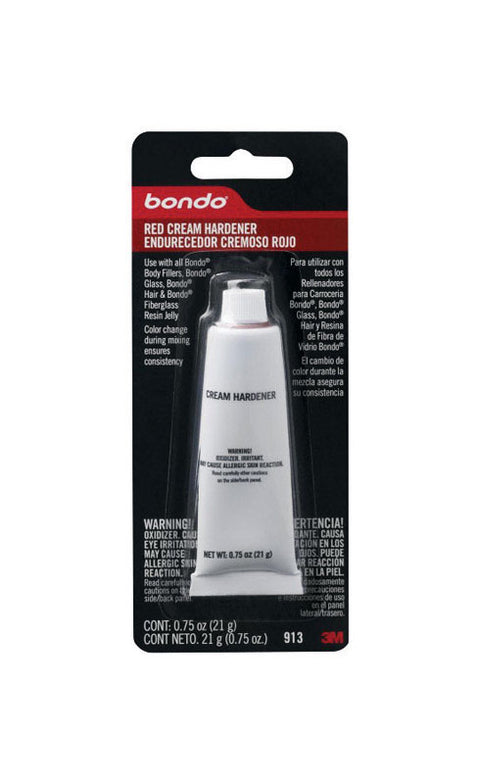 Bondo Liquid Cream Filler Hardener 3/4 oz. For For hardening bondo body fillers