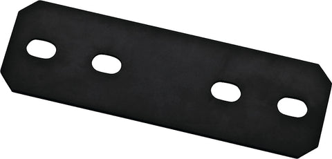 National Hardware N351-453 Mending Plate, 9-1/2 in L, 3 in W, Low Carbon Steel, Powder-Coated, Carriage Bolt Mounting