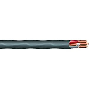 Southwire 63949221 Sheathed Cable, 8 AWG Wire, 3 -Conductor, 25 ft L, Copper Conductor, PVC Insulation