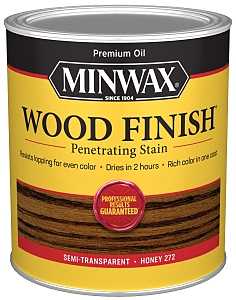 Minwax 700494444 Wood Stain, Honey, Liquid, 1 qt, Can