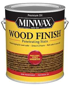 Minwax 71002000 Wood Stain, Oil Base, Provincial, Liquid, 1 gal, Can, Pack of 2