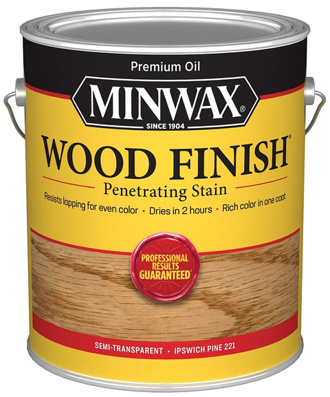 Minwax 71004000 Wood Stain, Oil Base, Ipswich Pine, Liquid, 1 gal, Can, Pack of 2