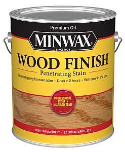 Minwax 71005000 Wood Stain, Oil Base, Colonial Maple, Liquid, 1 gal, Can, Pack of 2