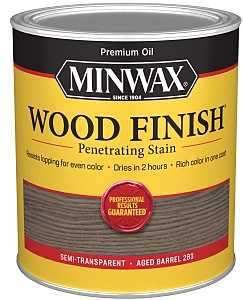 Minwax 701054444 Wood Stain, Aged Barrel, Liquid, 1 qt