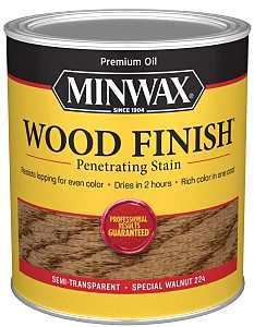 Minwax 70006444 Wood Stain, Special Walnut, Liquid, 1 qt, Can