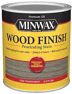 Minwax 701064444 Wood Stain, Slate, Liquid, 1 qt, Pack of 4