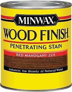 Minwax 70007444 Wood Stain, Red Mahogany, Liquid, 1 qt, Can