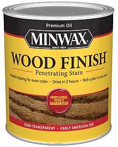 Minwax 70008444 Wood Stain, Early American, Liquid, 1 qt, Can