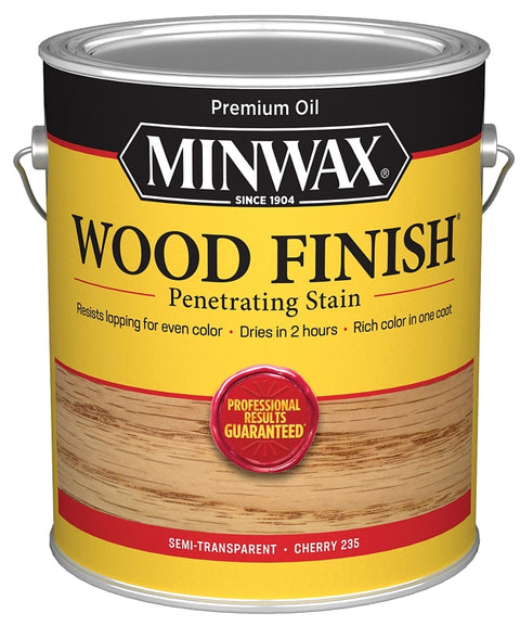 Minwax 71009000 Wood Stain, Oil Base, Cherry, Liquid, 1 gal, Can, Pack of 2