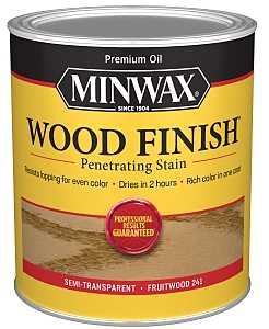 Minwax Wood Finish 70010444 Wood Stain, Fruitwood, Liquid, 1 qt, Can