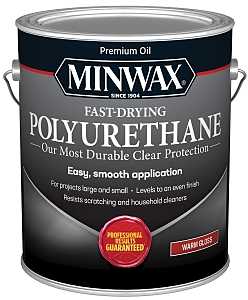 Minwax 71030000 Polyurethane, Oil Base, Clear, Liquid, 1 gal Can, 0.91 Specific Gravity, Pack of 2