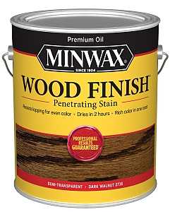 Minwax 71012000 Wood Stain, Oil Base, Dark Walnut, Liquid, 1 gal, Can, Pack of 2