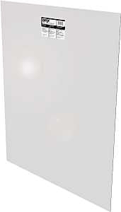 Plaskolite 1AG2124A Flat Sheet, 36 in L, 30 in W, 0.22 in Thick, Clear, Pack of 4