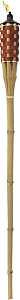 Seasonal Trends Y2568 Bamboo Torch, 60 in H, Bamboo, Fiberglass, and Metal, Brown, Natural Bamboo Finish