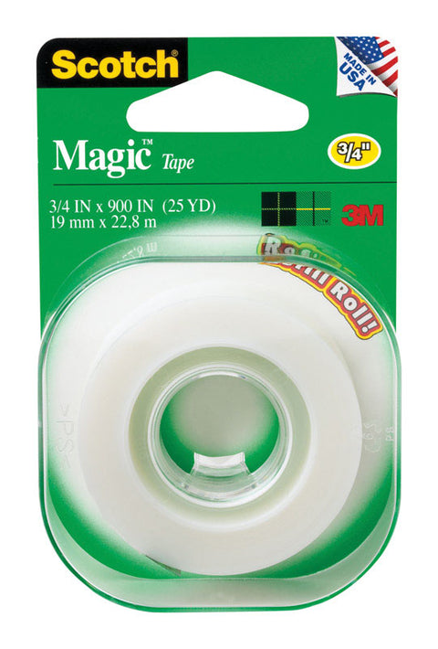 Scotch 3/4 in. W x 500 in. L Magic Tape Refill Clear