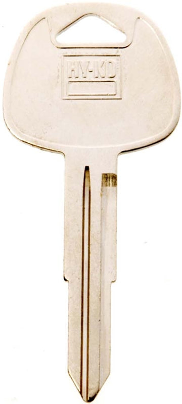 Hy-Ko 11010HY14 Automotive Key Blank, Brass, Nickel, For: Hyundai Vehicle Locks, Pack of 10