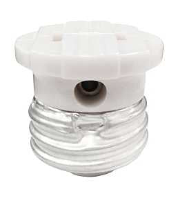 Eaton Cooper Wiring 758W-BOX Adapter, 660 W, 1-Outlet, White