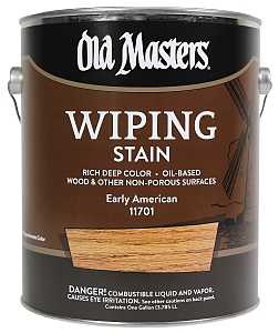 Old Masters 11701 Wiping Stain, Early American, Liquid, 1 gal, Can, Pack of 2
