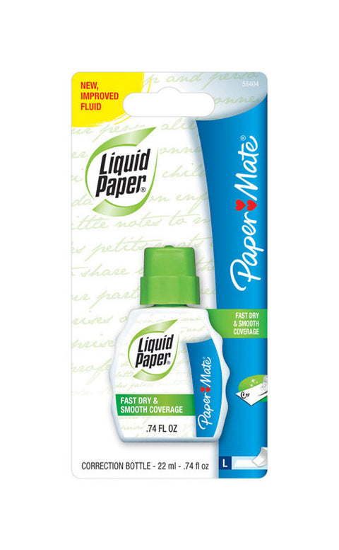 Paper Mate Liquid Paper 56404 Correction Fluid, 0.74 oz