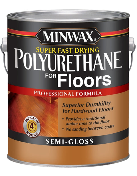 Minwax 130210000 Polyurethane, Oil Base, Clear, Semi-Gloss, Liquid, 1 gal Can, 0.89 Specific Gravity, Pack of 2