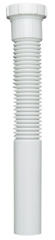 Plumb Pak PP812-6 Pipe Extension Tube, 12 in L, 1-1/2 in, Slip Joint, Polypropylene