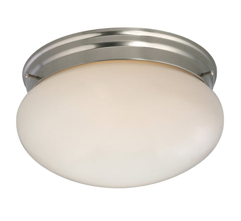 Boston Harbor F14BB02-8005-BN Two Light Round Ceiling Fixture, 120 V, 60 W, 2-Lamp, A19 or CFL Lamp