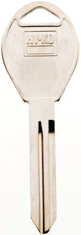 Hy-Ko 11010DA34 Automotive Key Blank, Brass, Nickel, For: Nissan Vehicle Locks, Pack of 10