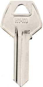 Hy-Ko 11010CO97 Key Blank, Brass, Nickel, For: Corbin Russwin Cabinet, House Locks and Padlocks, Pack of 10