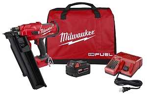 Milwaukee 2744-21 Framing Nailer Kit, Battery Included, 18 V, 5 Ah, 51 Nails Magazine, 20 to 22 deg Collation