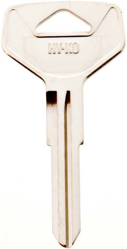 Hy-Ko 11010TR25 Automotive Key Blank, Brass, Nickel, For: Toyota Vehicle Locks, Pack of 10