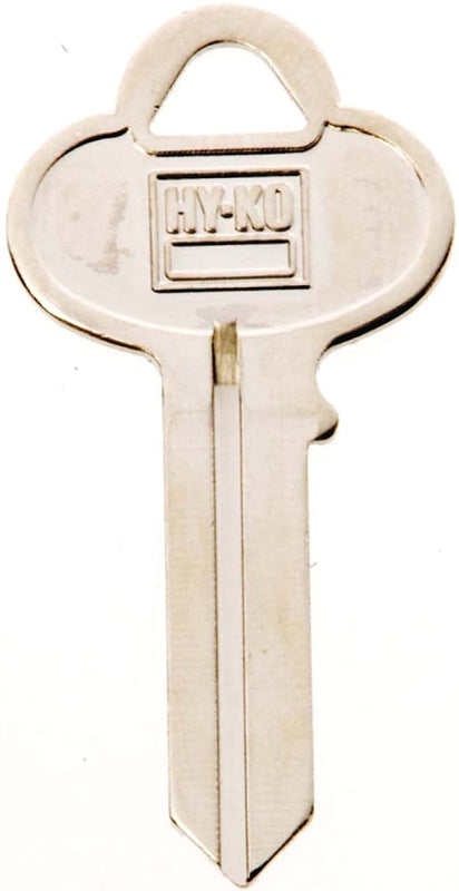 Hy-Ko 11010CO1 Key Blank, Brass, Nickel, For: Corbin Russwin Cabinet, House Locks and Padlocks, Pack of 10