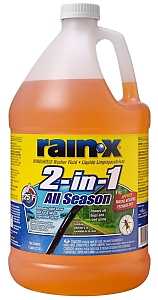 Rain-X 113645 Windshield Washer Fluid, 3.78 L, Orange, Pack of 6