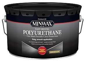 Minwax 71059000 Polyurethane, Semi-Gloss, Liquid, Clear, 2.5 gal, Can