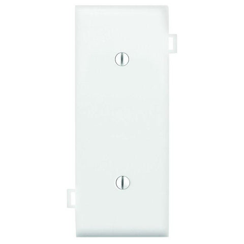 Leviton 905-PSC14-00W Wallplate, 1-Gang, Thermoplastic Nylon, White, Strap