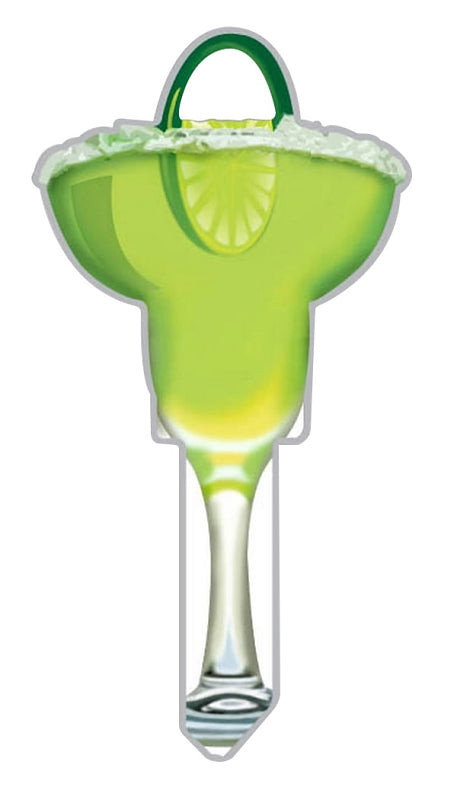 Lucky Line Key Shapes Series B109S Key Blank, Brass, Enamel, For: Schlage Locks, Pack of 5