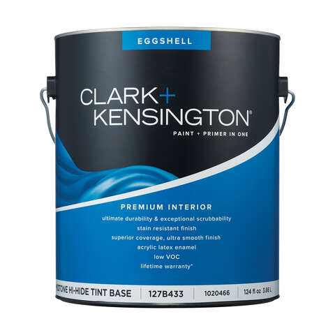 Clark+Kensington Eggshell Tint Base Mid-Tone Base Paint + Primer Inter ...