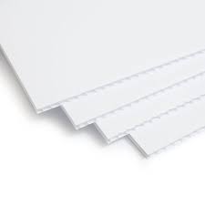 1/8 In. x 4 Ft. x 8 Ft. Corrugated Plastic Panel