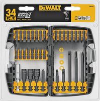 Dewalt DW2153 Impact Duty Screwdriver Bit Set, 34 Pieces 