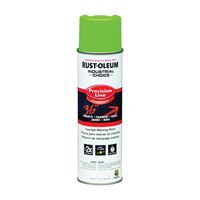 Rust-Oleum 203023 Inverted Marking Spray Paint, Semi-Gloss, Fluorescent Green, 17 oz, Can 