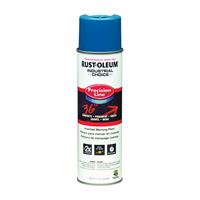 Rust-Oleum 203031 Inverted Marking Spray Paint, APWA Caution Blue, 17 oz, Can 