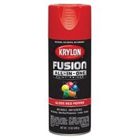 Krylon K02720007 Spray Paint, Gloss, Red Pepper, 12 oz, Can 