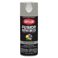 Krylon K02723007 Spray Paint, Gloss, Smoke Gray, 12 oz, Can 