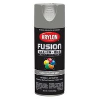 Krylon K02726007 Spray Paint, Gloss, Vintage Gray, 12 oz, Can 