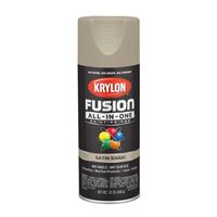 Krylon K02740007 Spray Paint, Satin, Khaki, 12 oz, Can 