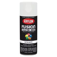 Krylon K02753007 Spray Paint, Satin, White, 12 oz, Can 