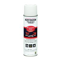 Rust-Oleum 203030 Inverted Marking Spray Paint, Semi-Gloss, White, 17 oz, Can 