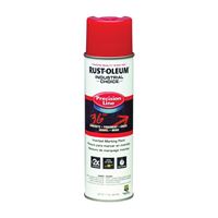 Rust-Oleum 203038 Inverted Marking Spray Paint, Safety Red, 17 oz, Can 