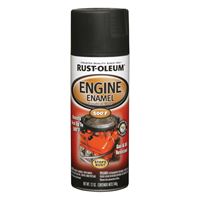 Rust-Oleum 248936 Engine Spray Paint, Black, 12 oz, Can 