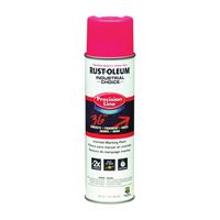 Rust-Oleum 1861838 Inverted Marking Spray Paint, Fluorescent Pink, 17 oz, Can 