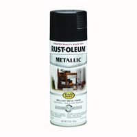 Rust-Oleum 7250830 Rust Preventative Spray Paint, Metallic, Black Night, 11 oz, Can 